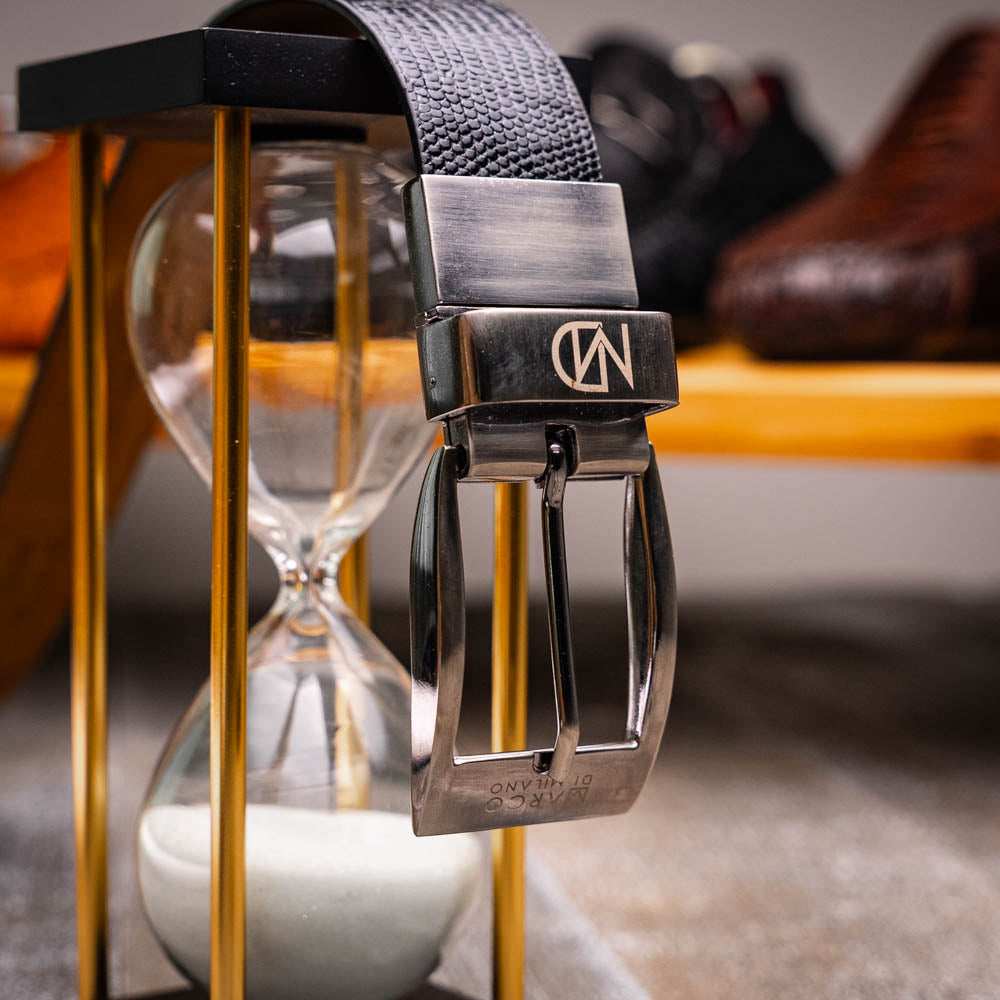 Giovanni Belt Black - Marco Di Milano - Flyclothing LLC