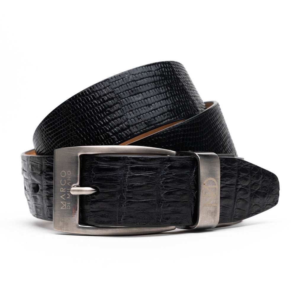 Giovanni Belt Black - Marco Di Milano - Flyclothing LLC