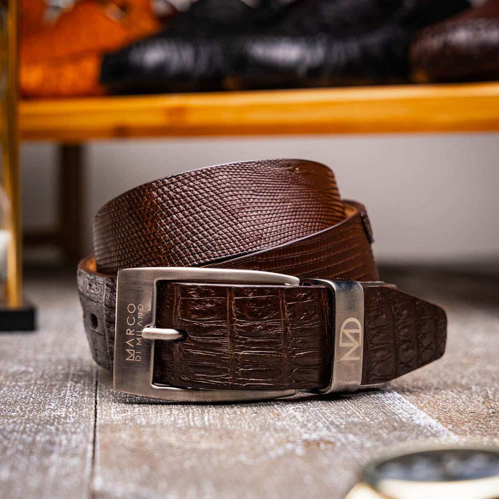 Giovanni Belt Brown - Marco Di Milano - Flyclothing LLC