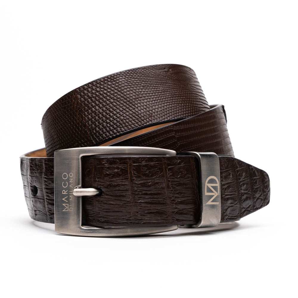 Giovanni Belt Brown - Marco Di Milano - Flyclothing LLC