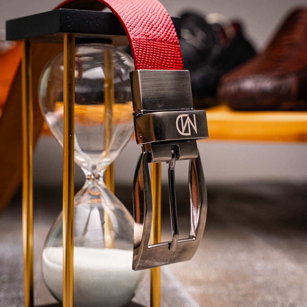 Giovanni Belt Red - Marco Di Milano - Flyclothing LLC