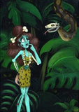Black Market Art Company Girl and Snake Print - Black Market Art Company - Flyclothing LLC