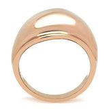 GL157 - IP Rose Gold(Ion Plating) Brass Ring with No Stone - Alamode - Flyclothing LLC