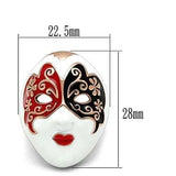 GL246 - IP Rose Gold(Ion Plating) Brass Ring with No Stone - Alamode - Flyclothing LLC