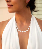 Golden Chain and White Pearl Necklaces - Barse Jewelry - Flyclothing LLC