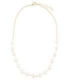 Golden Chain and White Pearl Necklaces - Barse Jewelry - Flyclothing LLC