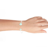 Green Chrysophase Open Sterling Silver Cuff Bracelet - Barse Jewelry - Flyclothing LLC