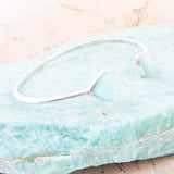 Green Chrysophase Open Sterling Silver Cuff Bracelet - Barse Jewelry - Flyclothing LLC