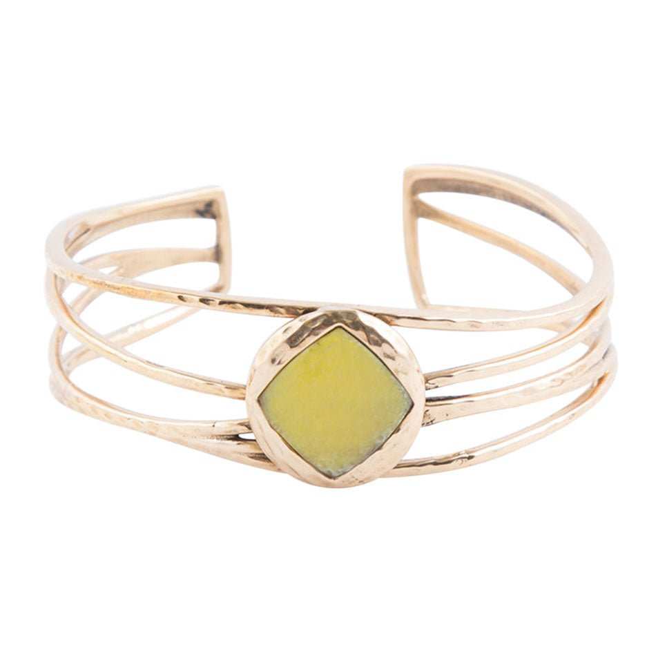 Green Jasper Cuff Bracelet - Barse Jewelry - Flyclothing LLC