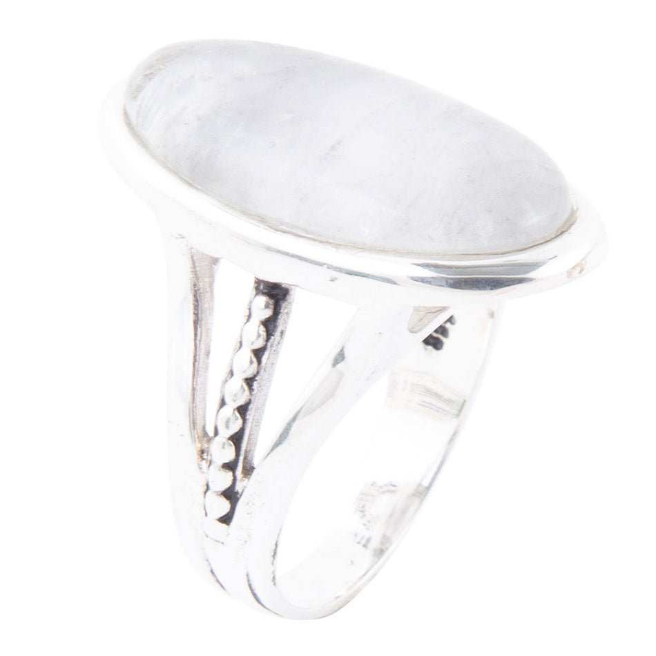 Grey Quartz and Sterling Silver Oval Ring - Barse Jewelry - Flyclothing LLC