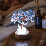 Guardian Angel Lamp of Protection - Aquamarine Tree - Conscious Items - Flyclothing LLC