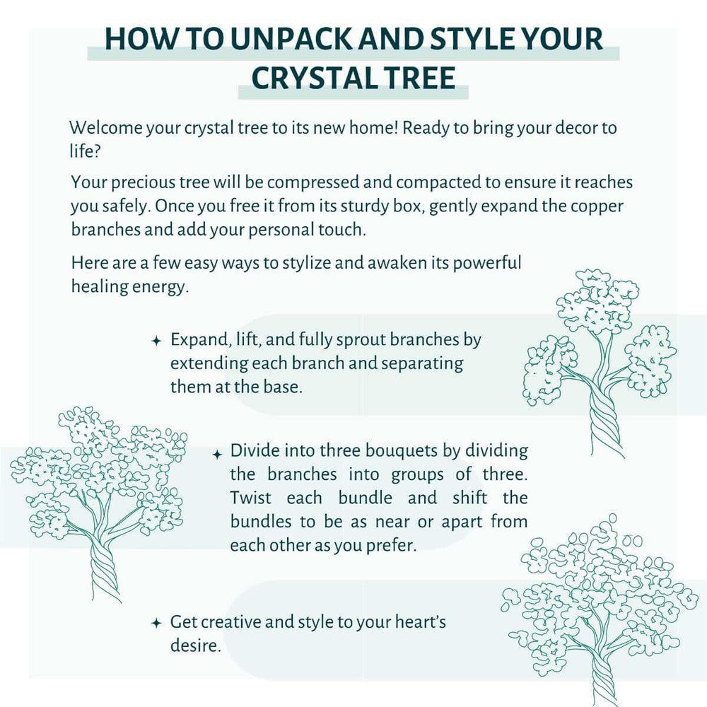 Guardian Angel Lamp of Protection - Aquamarine Tree - Conscious Items - Flyclothing LLC