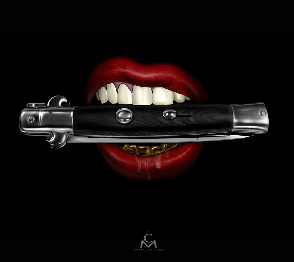 Black Market Art Company Gutter Mouth Print - Black Market Art Company - Flyclothing LLC