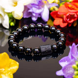Habit Breaker - Black Obsidian & Tourmaline Bracelet - Conscious Items - Flyclothing LLC
