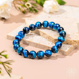 Hawk’s Focus – Royal Blue Tiger’s Eye Bracelet - Conscious Items - Flyclothing LLC