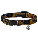 Cat Collar Breakaway - Cali License Plates Stacked Vintage - Buckle-Down - Flyclothing LLC