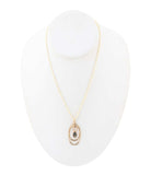 Henley Blue Abalone Golden Pendant Necklace - Barse Jewelry - Flyclothing LLC