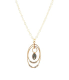 Henley Blue Abalone Golden Pendant Necklace - Barse Jewelry - Flyclothing LLC