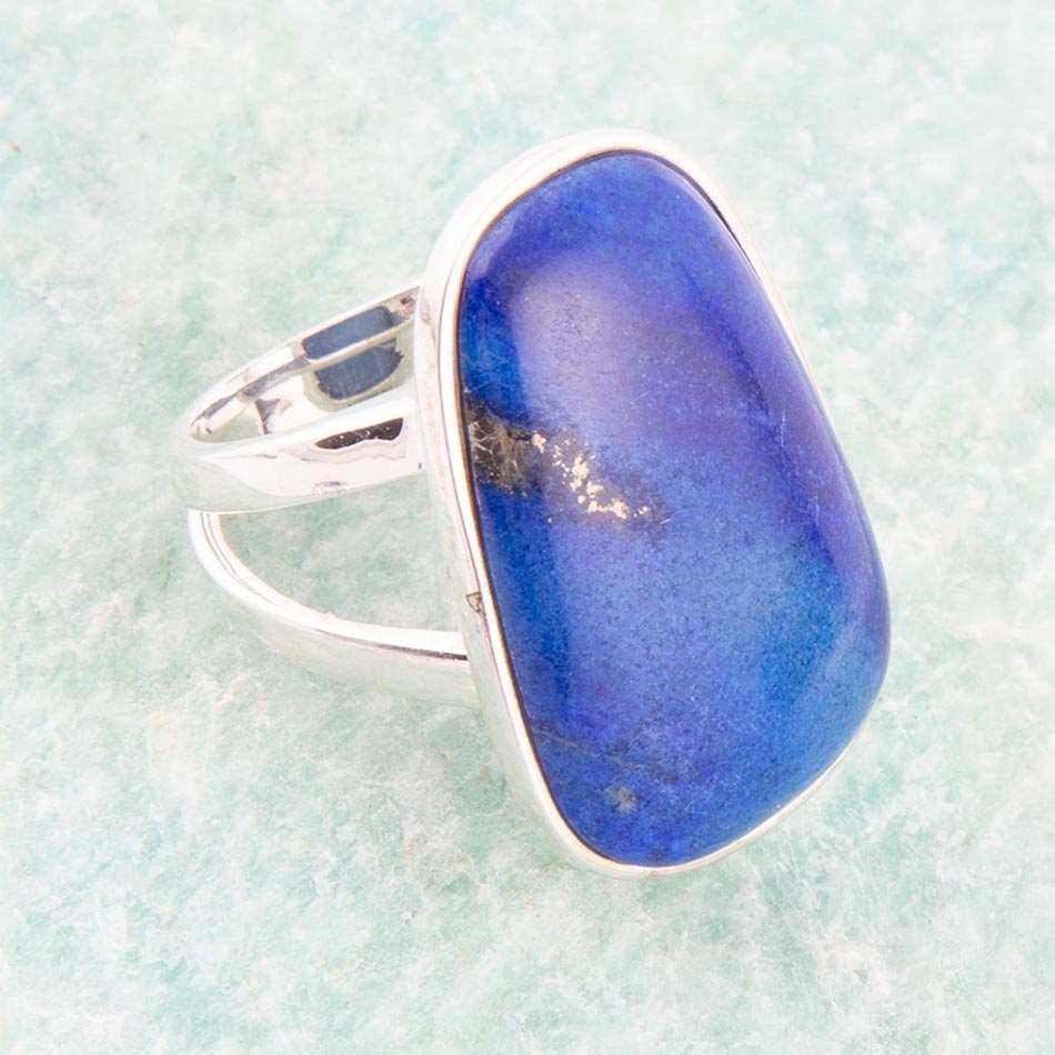 High Class Blue Lapis Sterling Silver Ring - Barse Jewelry - Flyclothing LLC