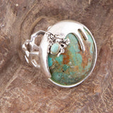 Honey Bee Blue Turquoise Sterling Silver Ring - Barse Jewelry - Flyclothing LLC