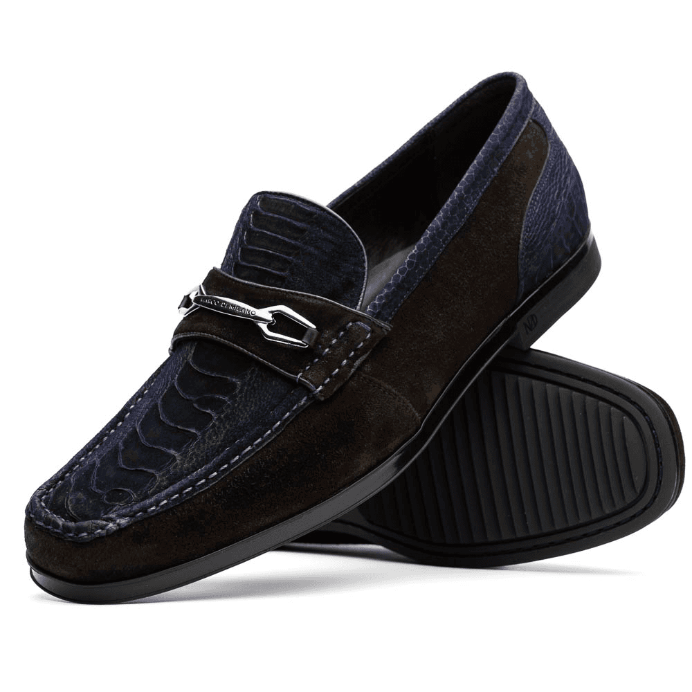 Hugo Navy / Brown - Marco Di Milano - Flyclothing LLC