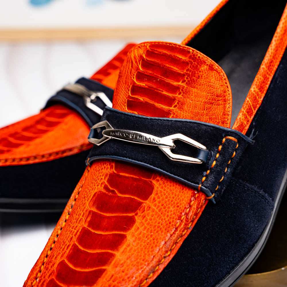 Hugo Orange / Navy - Marco Di Milano - Flyclothing LLC