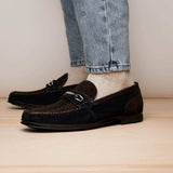 Hugo Brown / Navy - Marco Di Milano - Flyclothing LLC