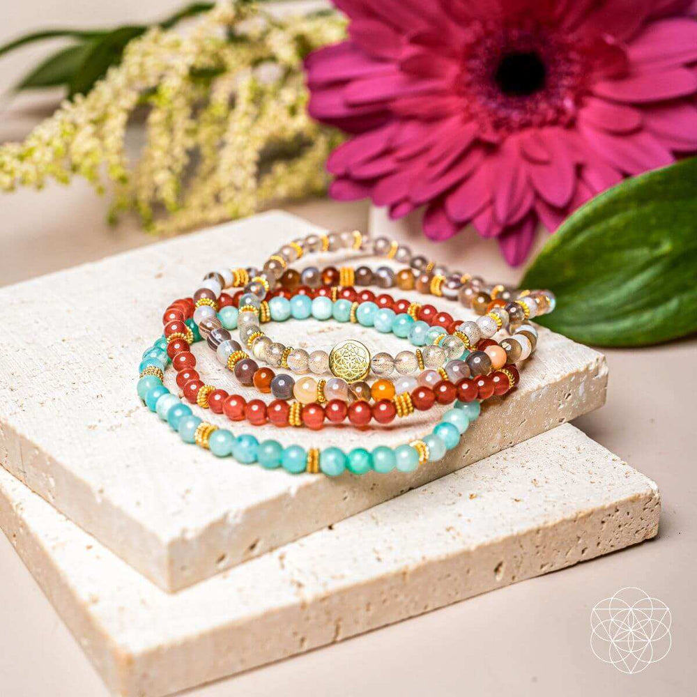 I Am Healthy: Mind, Body & Spirit Restoration Bracelet Pack of 4 - Conscious Items - Flyclothing LLC