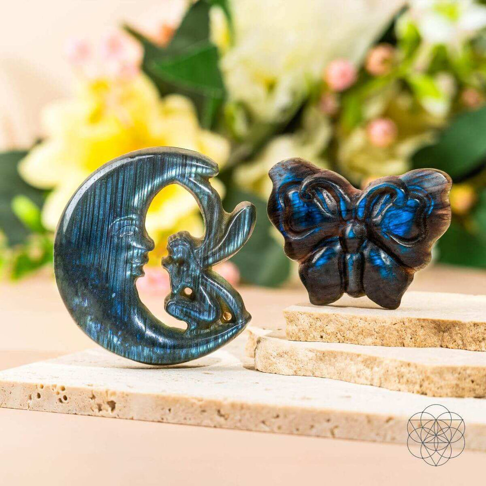 I Am Reborn - Labradorite Carving of Transformation - Conscious Items - Flyclothing LLC