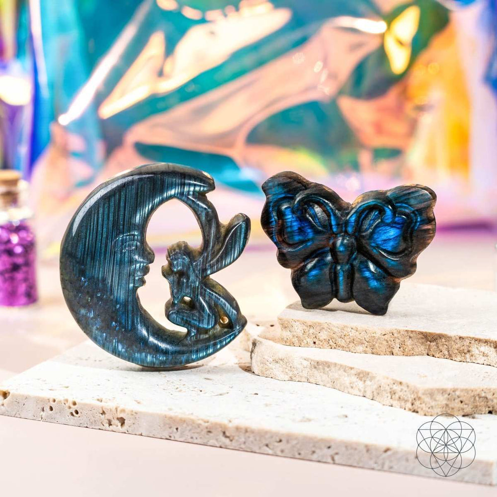 I Am Reborn - Labradorite Carving of Transformation - Conscious Items - Flyclothing LLC