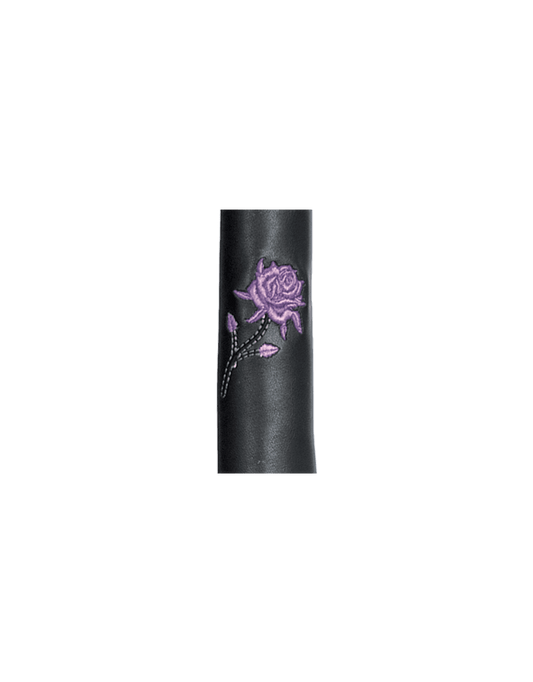 Purple Rose Hair Gloves - Unik Just for Bikers - Flyclothing LLC