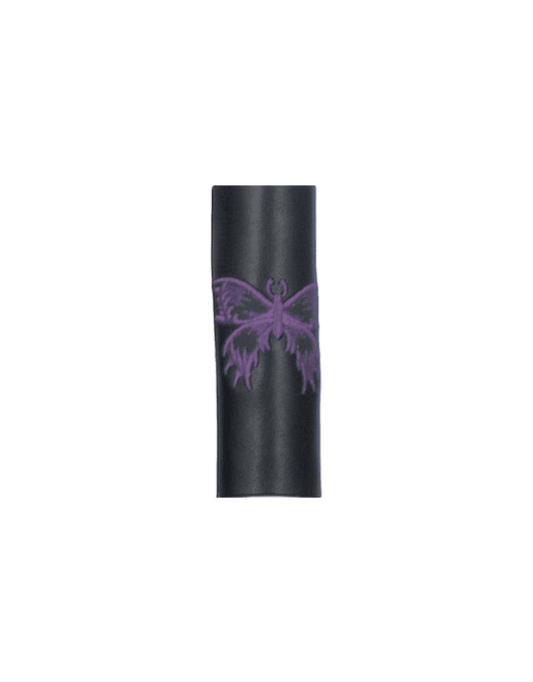 Ponytail Wrap purple Butterflies - Unik Just for Bikers - Flyclothing LLC