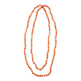 Immeasurable Bead Necklace - Polished Orange Jasper - Barse Jewelry - Flyclothing LLC