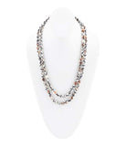 Immeasurable Jasper Black and White Wrap Necklace - Barse Jewelry - Flyclothing LLC