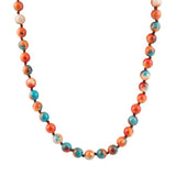 Immeasurable Multicolor Ocean Jade Golden Wrap Necklace - Barse Jewelry - Flyclothing LLC