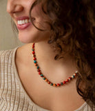 Immeasurable Multicolor Ocean Jade Golden Wrap Necklace - Barse Jewelry - Flyclothing LLC