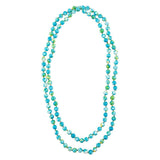Immeasurable Ocean jade Blue Knotted Necklace - Barse Jewelry - Flyclothing LLC