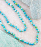 Immeasurable Ocean jade Blue Knotted Necklace - Barse Jewelry - Flyclothing LLC