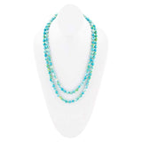 Immeasurable Ocean jade Blue Knotted Necklace - Barse Jewelry - Flyclothing LLC