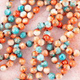Immeasurable Orange and Blue Ocean Jade Necklace - Barse Jewelry - Flyclothing LLC
