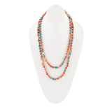 Immeasurable Orange and Blue Ocean Jade Necklace - Barse Jewelry - Flyclothing LLC