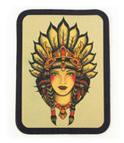 Black Market Art Company Indian Girl Leather Patch Print - Black Market Art Company - Flyclothing LLC