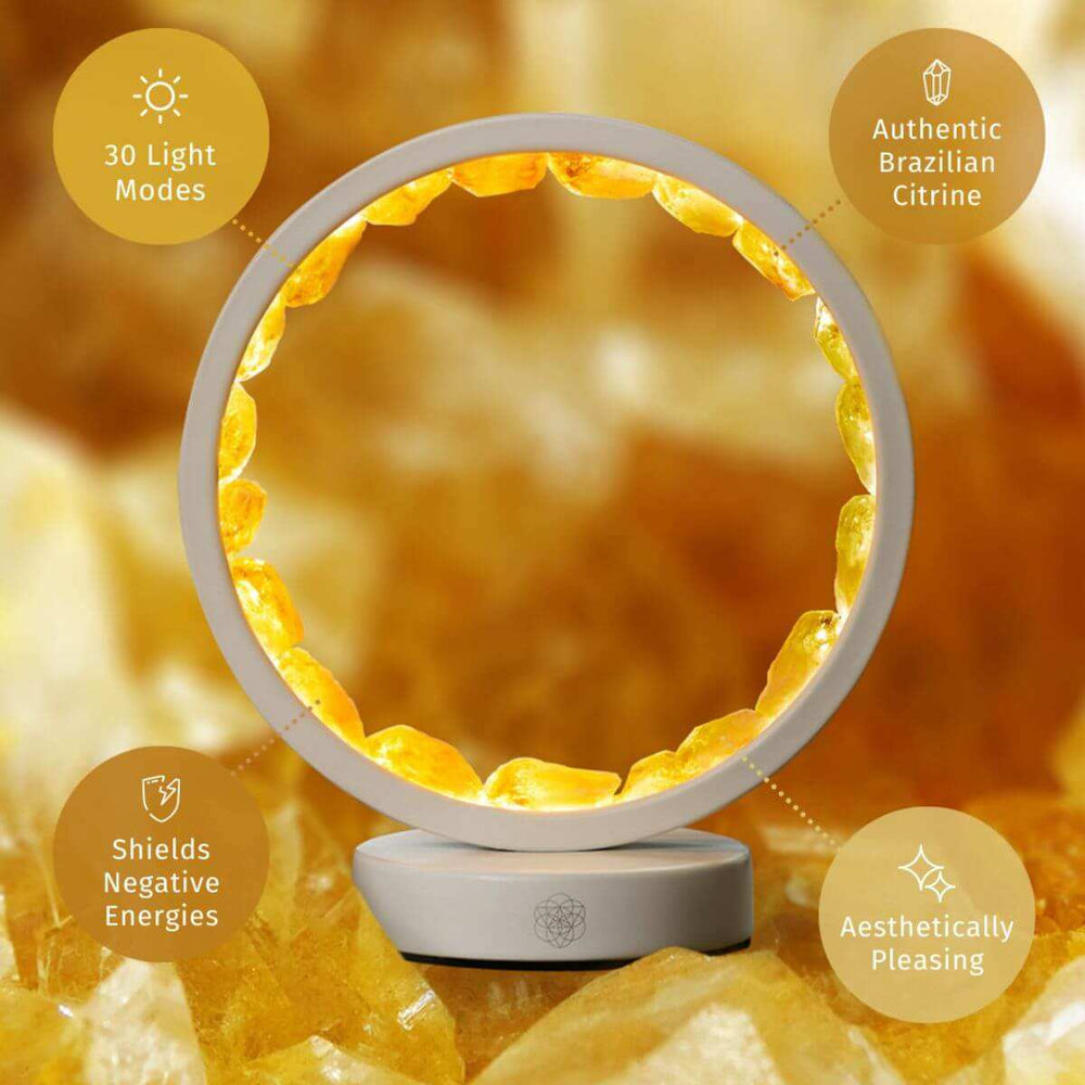 Infinite Abundance: Citrine Lamp of Manifestation - Conscious Items - Flyclothing LLC