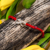 Infinite Prosperity - Eight-Strand Red String Bracelet - Conscious Items - Flyclothing LLC