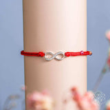 Infinite Prosperity - Eight-Strand Red String Bracelet - Conscious Items - Flyclothing LLC