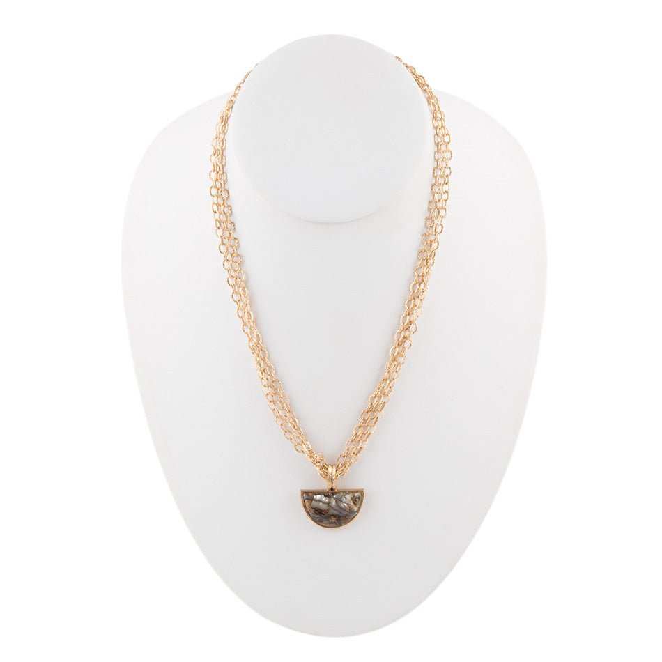 Iron Infused Abalone Necklace - Barse Jewelry - Flyclothing LLC