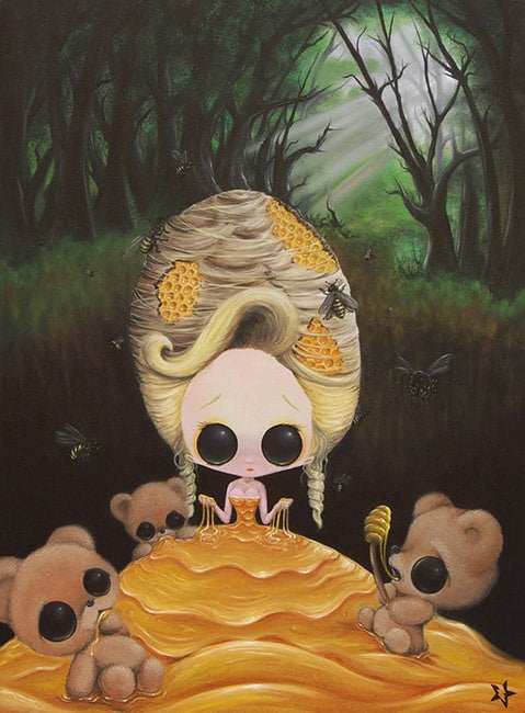 Black Market Art Company Just Right Print - Black Market Art Company - Flyclothing LLC