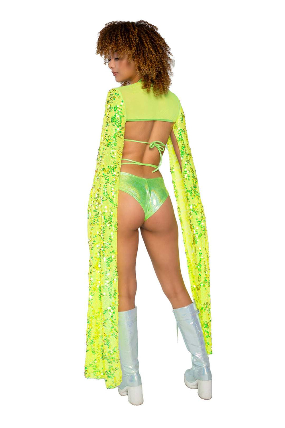 J Valentine Metallic Strap Triangle Top & Short - J. Valentine - Flyclothing LLC