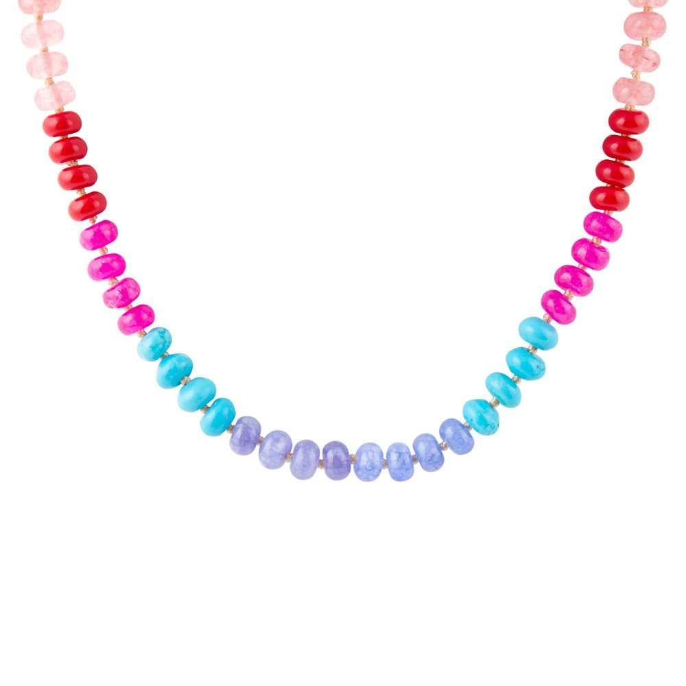 Kaleidoscope Multistone Strand Necklace - Barse Jewelry - Flyclothing LLC