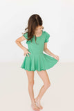 Kelly Green S/S Twirl Leotard - Mila & Rose ® - Flyclothing LLC